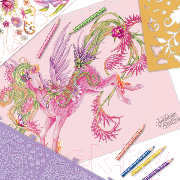 Изображение товара Блокнот-гравюра Nebulous Stars Space Для девочек / 11373_NSDA