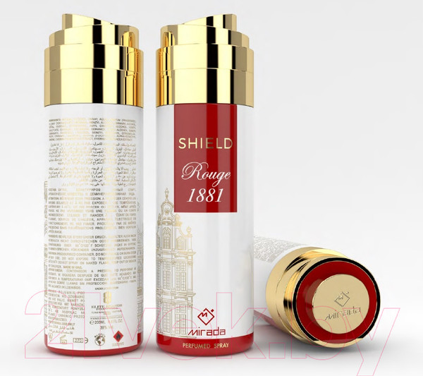 Изображение товара Дезодорант-спрей Mirada Shield Roug 1881 for Women (200мл)
