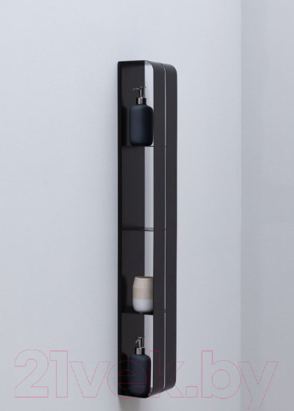 Изображение товара Полка для ванной Aquanet Магнум H / 326457 (черный матовый)