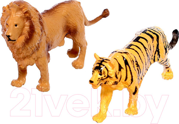 Изображение товара Набор фигурок игровых Sima-Land Дикие звери MB43536 / 5275713 (12шт)