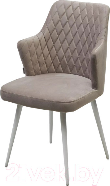 Изображение товара Стул M-City Herman 360 градусов / 461MC05505 (латте велюр/белый)