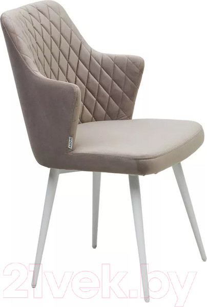 Изображение товара Стул M-City Herman 360 градусов / 461MC05505 (латте велюр/белый)