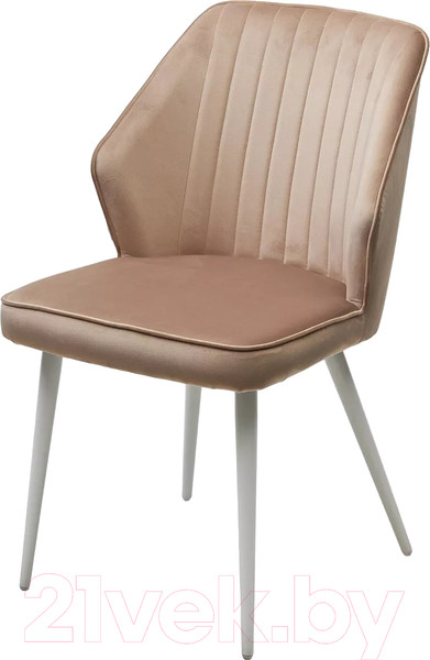 Изображение товара Стул M-City Seattle-V / 461MC05516 (бежевый велюр/белый)