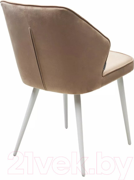 Изображение товара Стул M-City Seattle-V / 461MC05516 (бежевый велюр/белый)