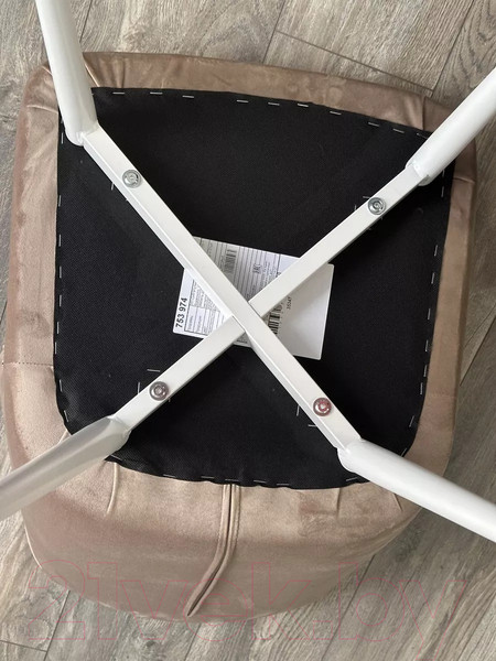 Изображение товара Стул M-City Seattle-V / 461MC05516 (бежевый велюр/белый)