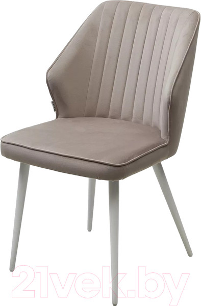 Изображение товара Стул M-City Seattle-V / 461MC05515 (латте велюр/белый)