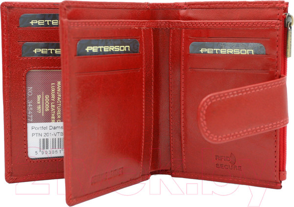 Изображение товара Портмоне Peterson PTN 201-VTBD (красный)
