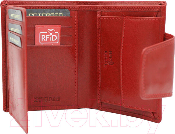 Изображение товара Портмоне Peterson PTN 205-VTBD (красный)