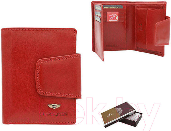 Изображение товара Портмоне Peterson PTN 205-VTBD (красный)