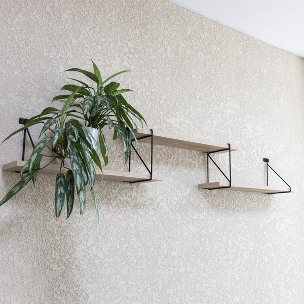 Изображение товара Полкодержатель AKS Kombo (черный матовый)