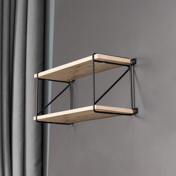 Изображение товара Полкодержатель AKS Kombo (черный матовый)