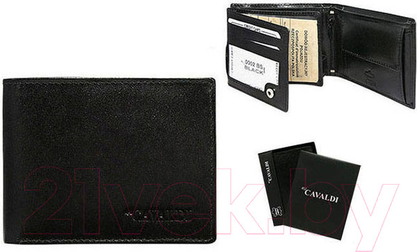 Изображение товара Портмоне Cedar 4U Cavaldi / 0002-P-BS-RFID (черный)