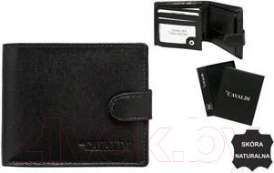Изображение товара Портмоне Cedar 4U Cavaldi / 0035L-P-BS-RFID (черный)
