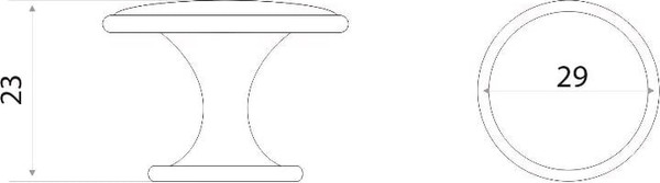 Изображение товара Ручка для мебели Trodos ZY-114 сплав ЦАМ (бронза)