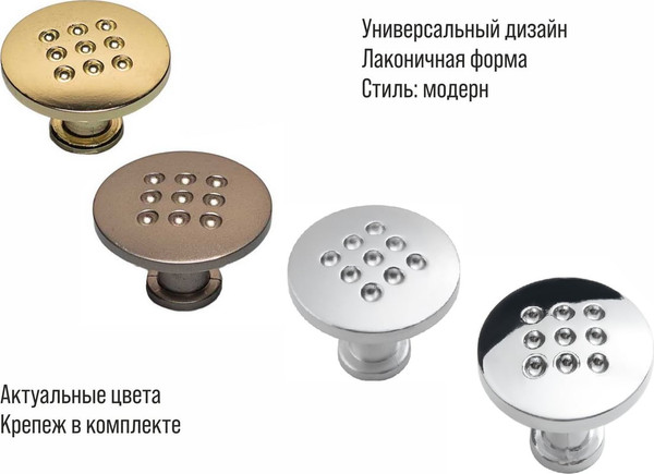 Изображение товара Ручка для мебели Trodos ZY-59 сплав ЦАМ (хром матовый)