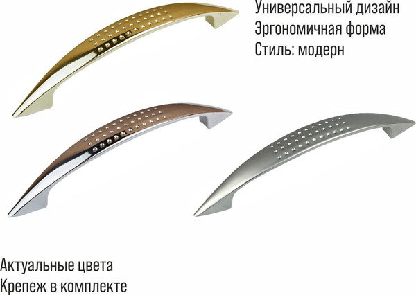 Изображение товара Ручка для мебели Trodos ZY-10 96 сплав ЦАМ (хром)