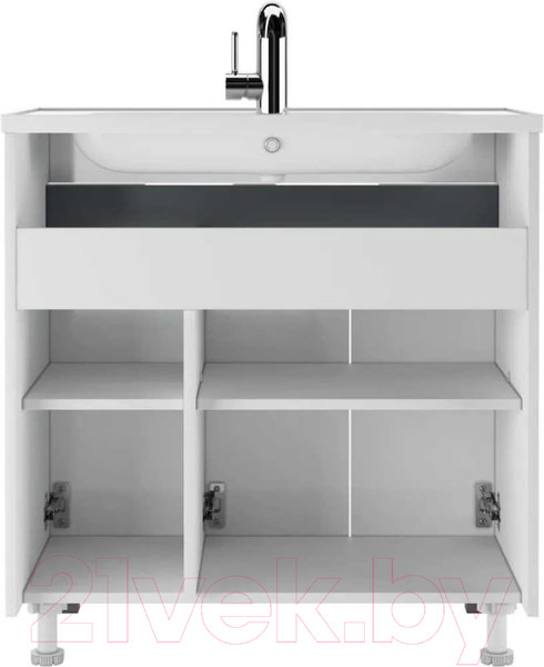 Изображение товара Тумба под умывальник Домино Absolute 80 Vector без ящика / DV6604T