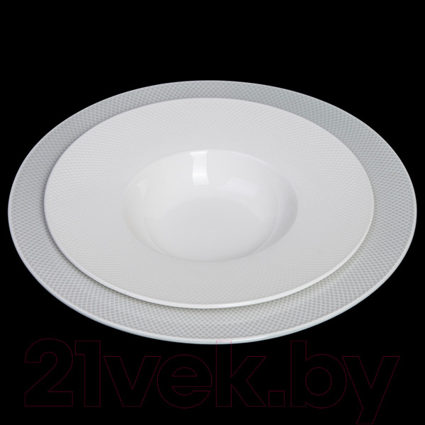 Изображение товара Тарелка столовая глубокая Corone Rosenthal XSY3761 / фк9909 (голубой)