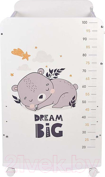 Изображение товара Детская кроватка Фея Спящий мишка 702 / 0002757.9.17 (белый)