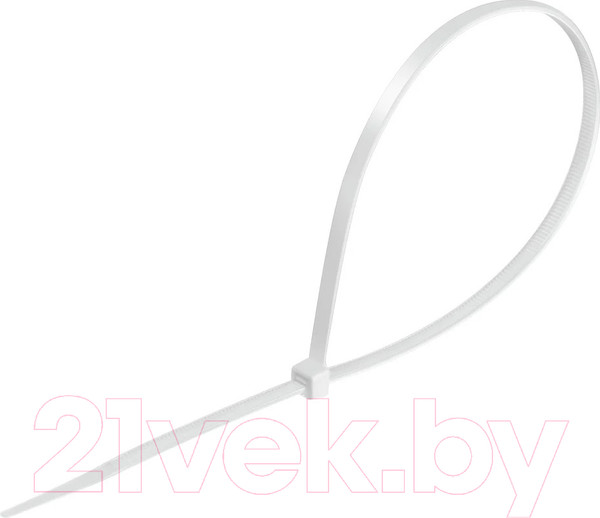 Изображение товара Стяжка для кабеля Сибин 250x3.6мм / 3786-36-250 (100шт, белый)