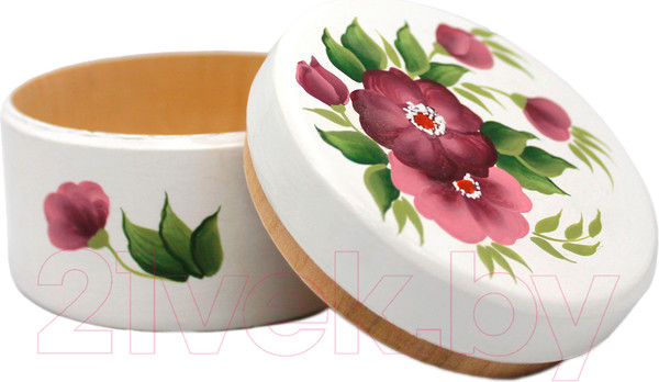 Изображение товара Шкатулка Брестская Фабрика Сувениров С цветочным узором / SB11