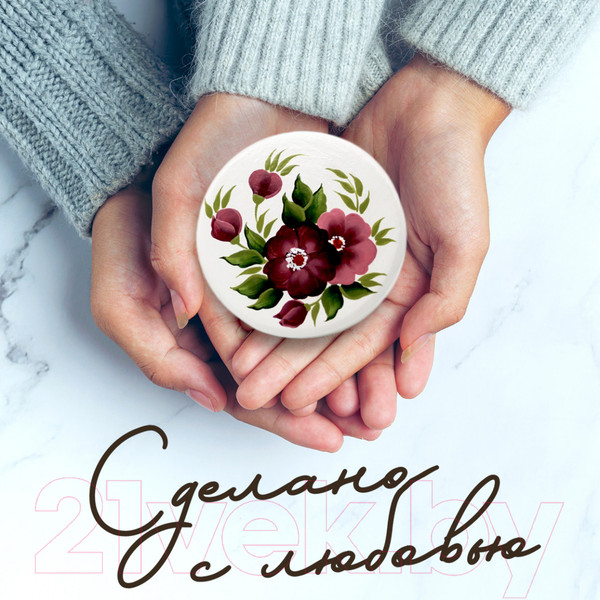 Изображение товара Шкатулка Брестская Фабрика Сувениров С цветочным узором / SB11