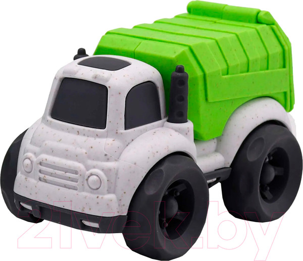 Изображение товара Автомобиль игрушечный Funky Toys Эко-машинка. Городская техника / FT0278073 (белый/зеленый)