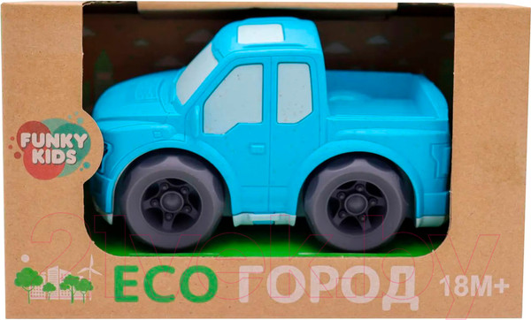 Изображение товара Автомобиль игрушечный Funky Toys Эко-машинка / FT0304320-2 (синий)