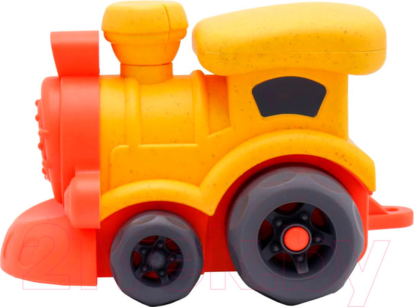 Изображение товара Автомобиль игрушечный Funky Toys Эко-машинка Поезд / FT0416349-2 (желтый)