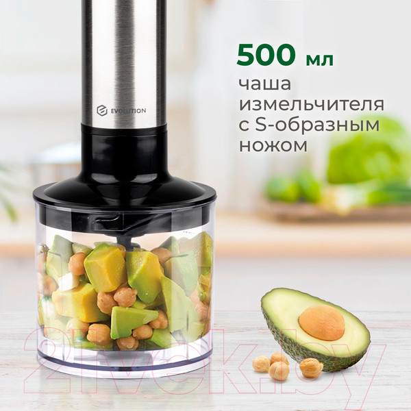 Изображение товара Блендер погружной Evolution HBS-1031 (черный)