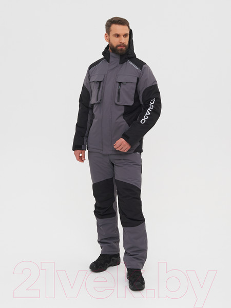 Изображение товара Костюм для охоты и рыбалки Huntsman Торнадо Breathable до -15°C (р-р 44-46/170-176, серый)