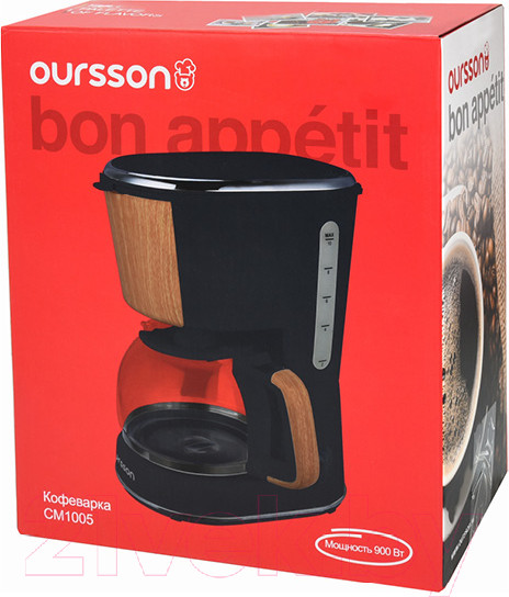 Изображение товара Капельная кофеварка Oursson CM1005/BL