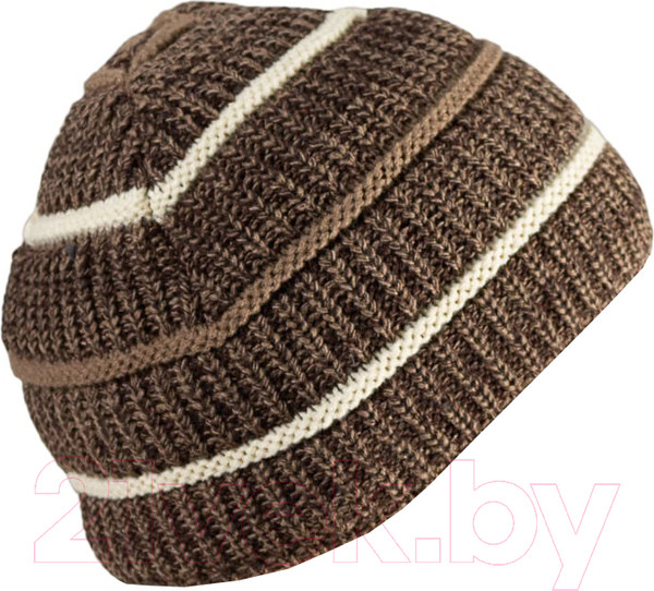 Изображение товара Шапка Isee W5-136 (р.52-56, коричневый/бежевый)