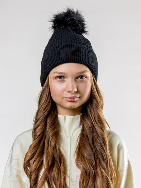 Изображение товара Шапка Isee A7-19 (р.52-56, черный)