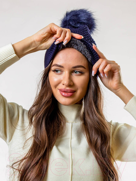 Изображение товара Шапка Isee A7-19 (р.52-56, темно-синий)