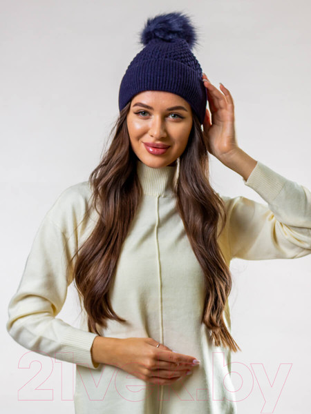 Изображение товара Шапка Isee A7-19 (р.52-56, темно-синий)