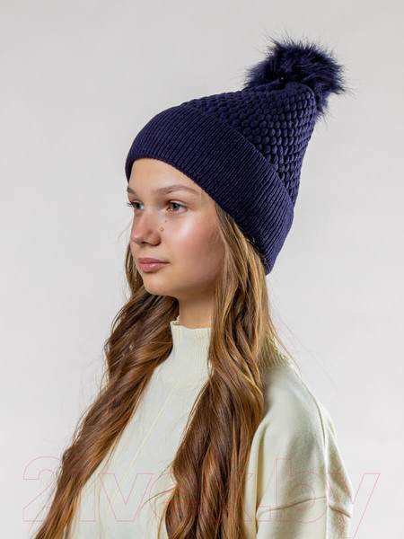 Изображение товара Шапка Isee A7-19 (р.52-56, темно-синий)