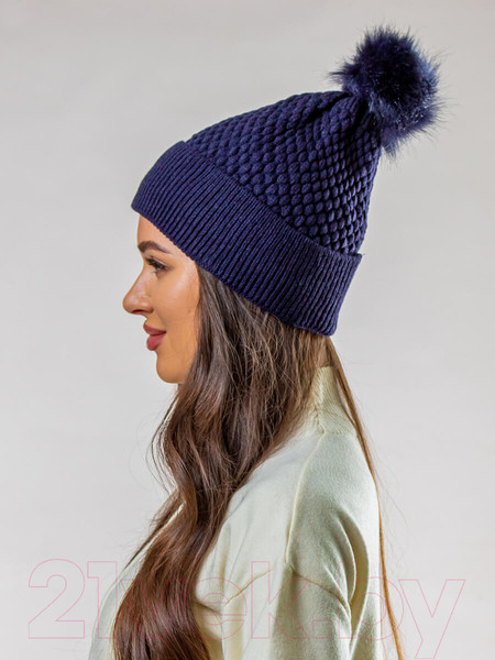 Изображение товара Шапка Isee A7-19 (р.52-56, темно-синий)