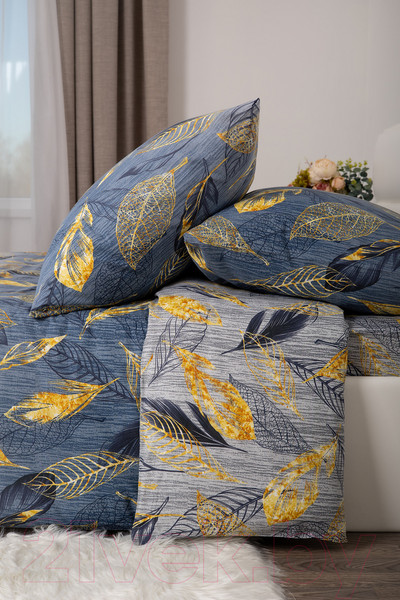 Изображение товара Комплект постельного белья Milanika Шанель 2сп с европростыней (бязь)