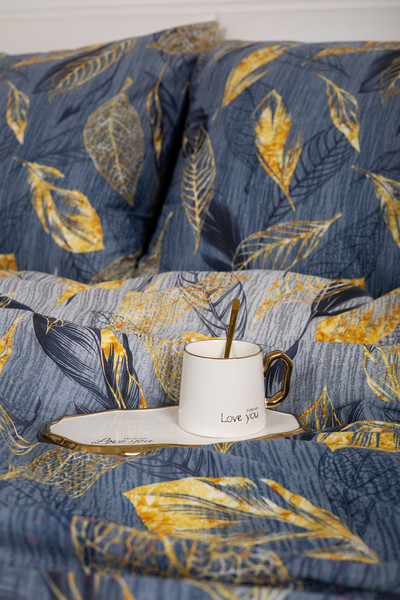 Изображение товара Комплект постельного белья Milanika Шанель 2сп с европростыней (бязь)