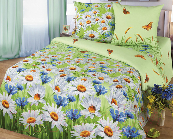 Изображение товара Комплект постельного белья Milanika Просторы Семейный (бязь)