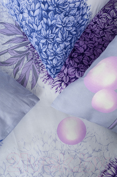 Изображение товара Комплект постельного белья Milanika Николь 2сп с европростыней (бязь)