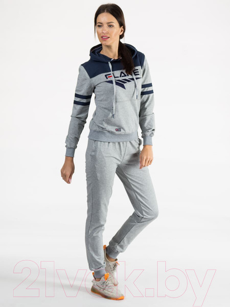Изображение товара Спортивный костюм Isee FN-55716 (р.48, серый/синий)