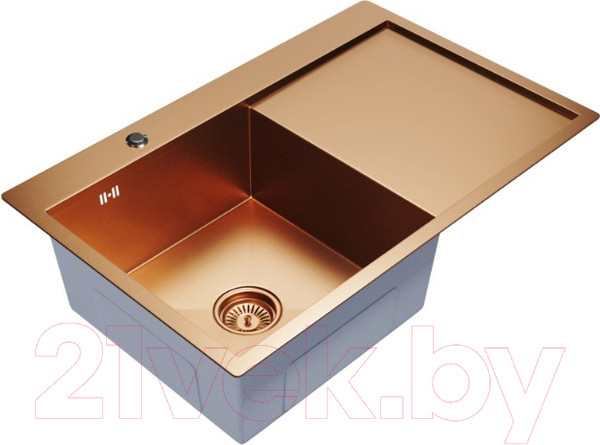 Изображение товара Мойка кухонная Mixline Pro 552921 (бронза, с сифоном)