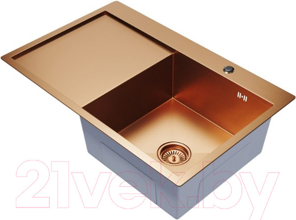 Изображение товара Мойка кухонная Mixline Pro 552920 (бронза, с сифоном)