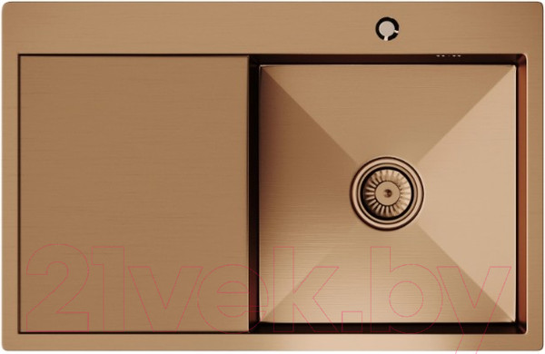 Изображение товара Мойка кухонная Mixline Pro 552920 (бронза, с сифоном)