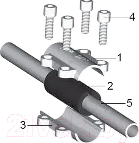 Изображение товара Обойма Gebo DSK Ду 15 1/2" / 01.260.28.01