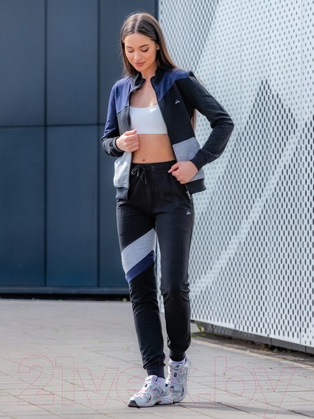 Изображение товара Спортивный костюм Isee FN-55719 (р.44, черный/синий)