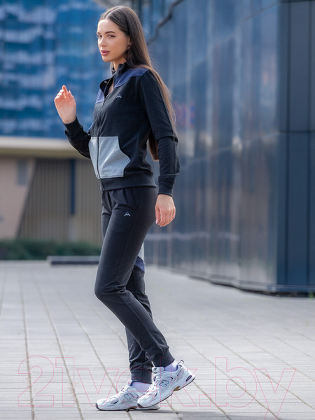 Изображение товара Спортивный костюм Isee FN-55719 (р.44, черный/синий)