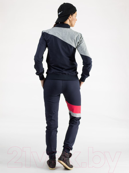 Изображение товара Спортивный костюм Isee FN-55719 (р.44, синий/серый)